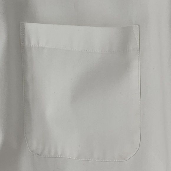 VTG Van Heusen Classic White Mens Shirt Button Dress Oxford 17.5 32/33 3628 - Picture 9 of 12